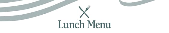 Lunch Menu header