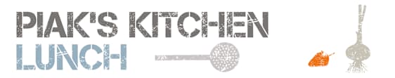 Piaks Kitchen Lunch banner