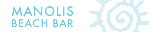 Manolis beach bar menu header