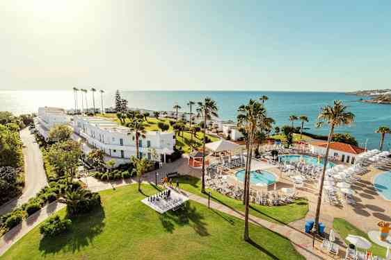 Sunwing Kallithea hotelarea seen from above