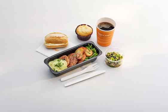 Menu, eksempel, Sunclass Airlines