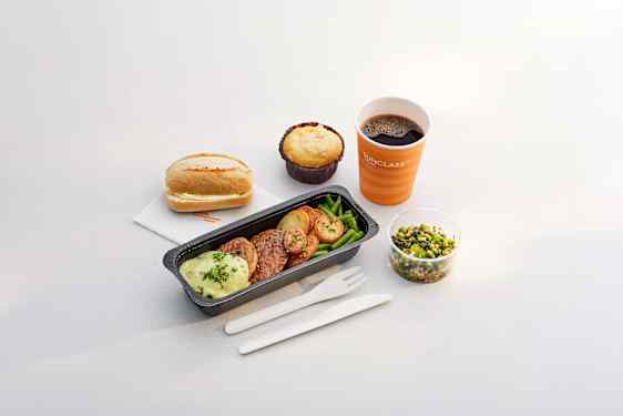 Meny, exempel, Sunclass Airlines
