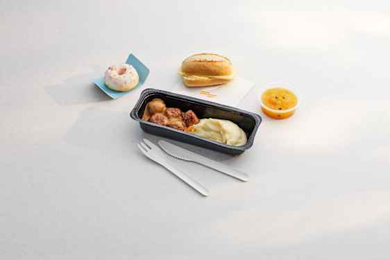 Menu, eksempel, Sunclass Airlines