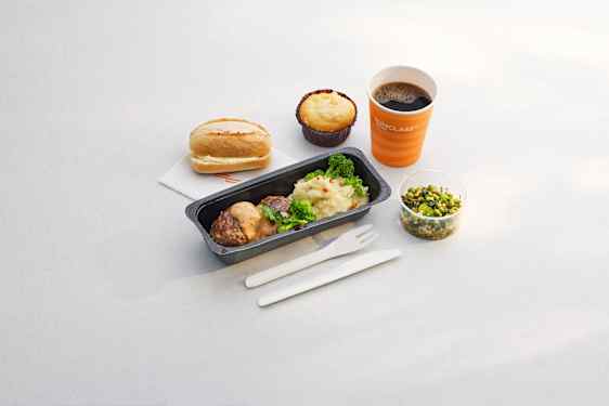 Meny, eksempel, Sunclass Airlines