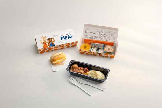 Meny, exempel, Sunclass Airlines