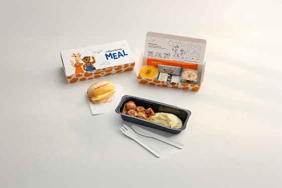Menu, eksempel, Sunclass Airlines