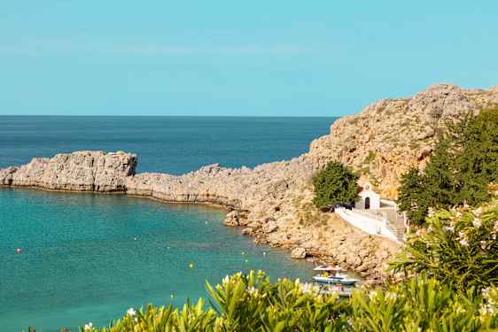 Bay with turqoise water