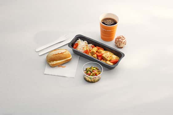 Meny, exempel, Sunclass Airlines