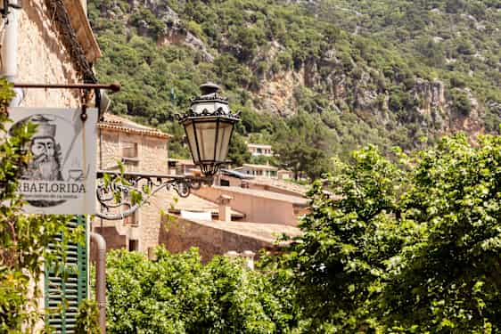 Greenery and stone houses