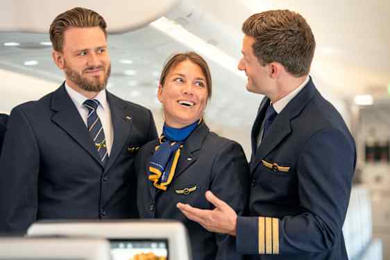Sunclass Airlines staff
