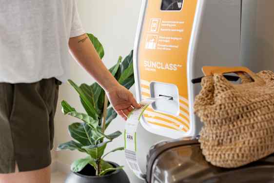 Check-in-maskinen Sunclass Airlines
