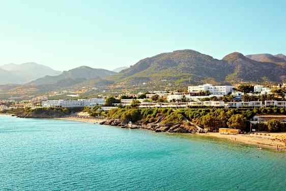 Sunwing makrigialos seen from a distance