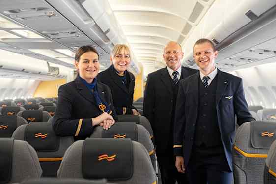 Crew om bord Sunclass Airlines