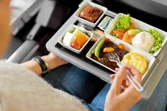 Måltid om bord Sunclass Airlines