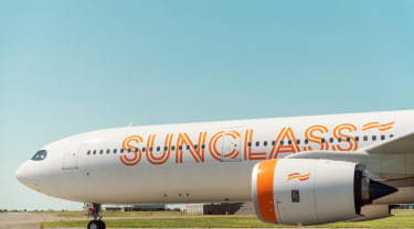 Personal ombord på ett Sunclass flyg