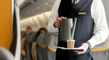 Underhållning ombord på Sunclass Airlines
